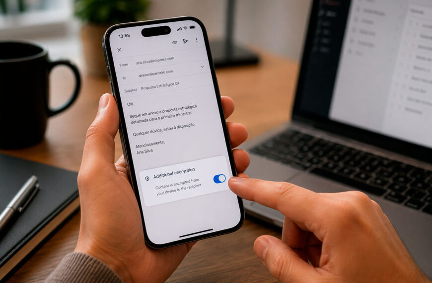 Gmail 2026: Encriptação de elite chega ao teu bolso (Android&hellip;