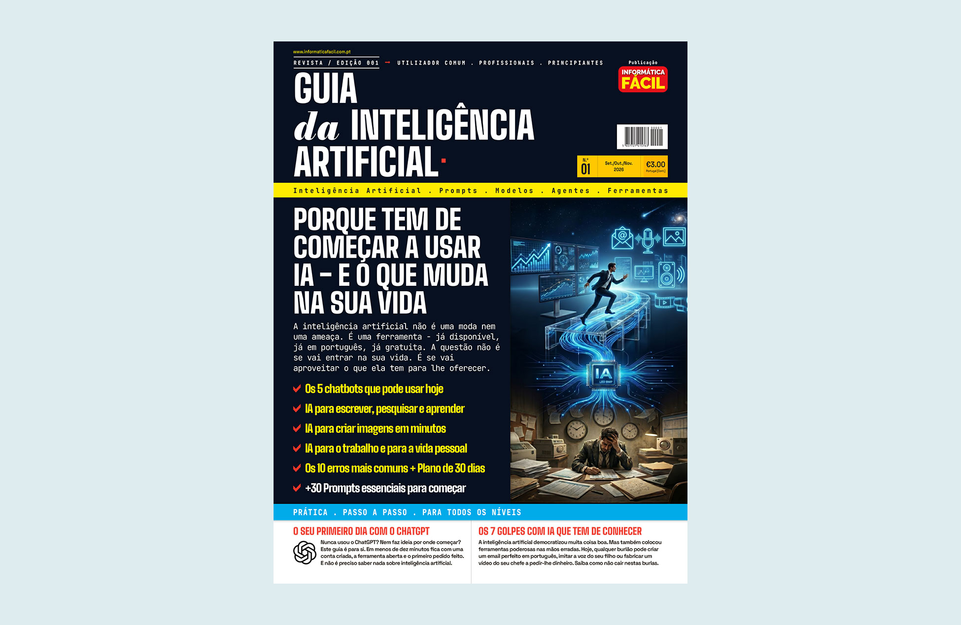 Chegou a Guia da Inteligência Artificial, a nova revista trimestral sobre IA