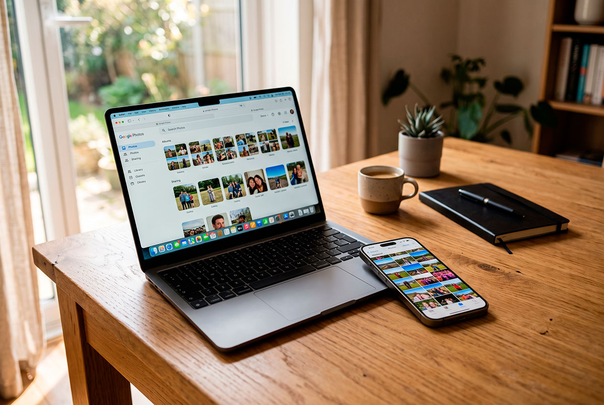 Como passar toda a sua biblioteca do Google Fotos para o iCloud sem descarregar nada